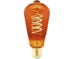 EGLO LED Filament Lamp E27/4W ST64 Koper