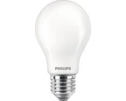 PHILIPS LED-lamp E27/7W Peervorm Neutraalwit Mat