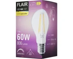 FLAIR LED Lamp E27/6,5W A60 Warmwit Helder -LED-lampen Lamp Bulb Shop DV 8 10437234 03 4c DE 20220329071654