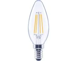 FLAIR LED Lamp E14/4W C35 Warmwit Helder
