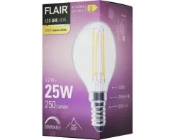 FLAIR LED Lamp E14/2W G45 Warmwit Helder -LED-lampen Lamp Bulb Shop DV 8 10437390 05 4c DE 20220401124650