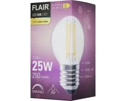 FLAIR LED Lamp E27/2W G45 Warmwit Helder -LED-lampen Lamp Bulb Shop DV 8 10437397 05 4c DE 20220401164758