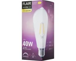 FLAIR LED Lamp E27/4W ST64 Warmwit Helder -LED-lampen Lamp Bulb Shop DV 8 10437706 05 4c DE 20220401165359