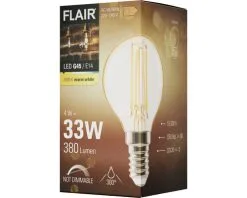 FLAIR LED Lamp E14/4W G45 Warmwit Amber -LED-lampen Lamp Bulb Shop DV 8 10438350 05 4c DE 20220401171654