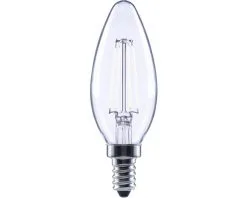 FLAIR LED Lamp E14/2W C35 Neutraalwit Helder