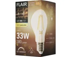 FLAIR LED Lamp E27/4W A60 Warmwit Amber -LED-lampen Lamp Bulb Shop DV 8 10445493 05 4c DE 20220401161753