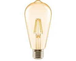 FLAIR LED Lamp E27/4W ST64 Warmwit Amber
