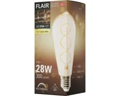 FLAIR LED Lamp E27/4W ST64 Spiraal Warmwit Amber -LED-lampen Lamp Bulb Shop DV 8 10445496 04 4c DE 20220401171654