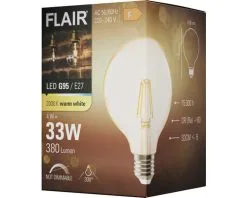 FLAIR LED Lamp E27/4W G95 Warmwit Amber -LED-lampen Lamp Bulb Shop DV 8 10445500 06 4c DE 20220401164658