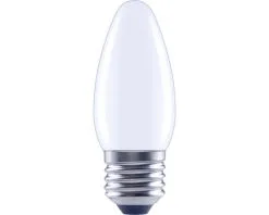 FLAIR LED Lamp E27/2W C35 Daglicht Wit Mat