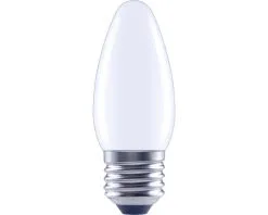 FLAIR LED Lamp E27/6W C35 Daglicht Wit Mat