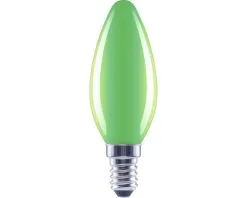 FLAIR LED Lamp E14/2W C35 Groen