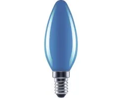 FLAIR LED Lamp E14/2W C35 Blauw