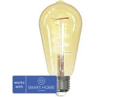MÜLLER LICHT Smart LED-lamp Tint E27/5,5W ST64 Instelbaar Wit Goud