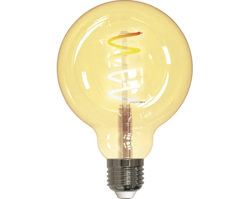 MÜLLER LICHT Smart LED-lamp Tint E27/5,5W G95 Instelbaar Wit Goud 5 MÜLLER LICHT Smart LED-lamp Tint E27/5,5W G95 Instelbaar Wit Goud - Afbeelding 3