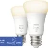 PHILIPS Hue White LED-lamp E27/9,5W A60 Warmwit, 2 Stuks -LED-lampen Lamp Bulb Shop DV 8 10476586 09 4c DE 20230120051657