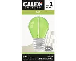 CALEX LED-lamp E27/0,5W Groen