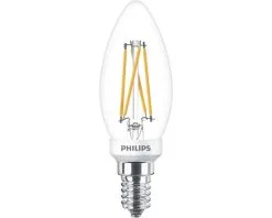 PHILIPS LED-lamp E14/3,4W B35 WarmGlow Helder