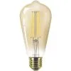 PHILIPS LED-lamp E27/5,8W ST64 Flame Goud
