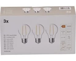 LED Lamp E27/4,5W A60 Warmwit Helder, 3 Stuks -LED-lampen Lamp Bulb Shop DV 8 10548772 04 4c DE 20221223101655