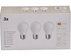 LED Lamp E27/4,5W A60 Daglichtwit Mat, 3 Stuks -LED-lampen Lamp Bulb Shop DV 8 10548774 01 4c DE 20221223101655
