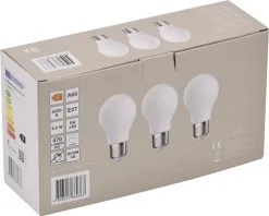 LED Lamp E27/4,5W A60 Daglichtwit Mat, 3 Stuks -LED-lampen Lamp Bulb Shop DV 8 10548774 03 4c DE 20221223101655