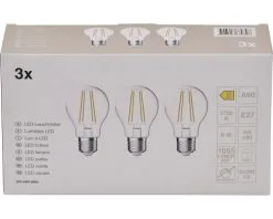 LED Lamp E27/8W A60 Warmwit Helder, 3 Stuks -LED-lampen Lamp Bulb Shop DV 8 10548777 04 4c DE 20221223101655