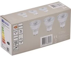 LED Lamp GU10/4,9W PAR16 Warmwit Helder, 3 Stuks -LED-lampen Lamp Bulb Shop DV 8 10549061 01 4c DE 20221223101655