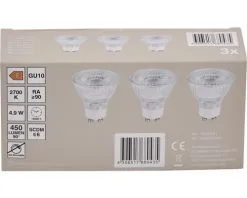 LED Lamp GU10/4,9W PAR16 Warmwit Helder, 3 Stuks -LED-lampen Lamp Bulb Shop DV 8 10549061 04 4c DE 20221223101655