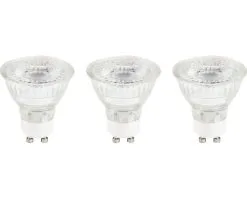 LED Lamp GU10/4,9W PAR16 Daglichtwit Helder, 3 Stuks