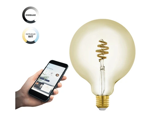 EGLO CROSSLINK.Z LED Lamp E27/5,5W G125 CCT Amber 5 EGLO CROSSLINK.Z LED Lamp E27/5,5W G125 CCT Amber - Afbeelding 3